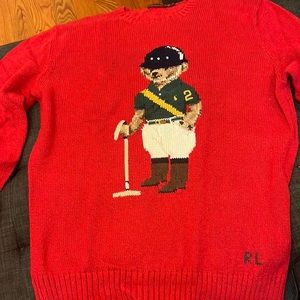 Polo bear Ralph Lauren sweater size large